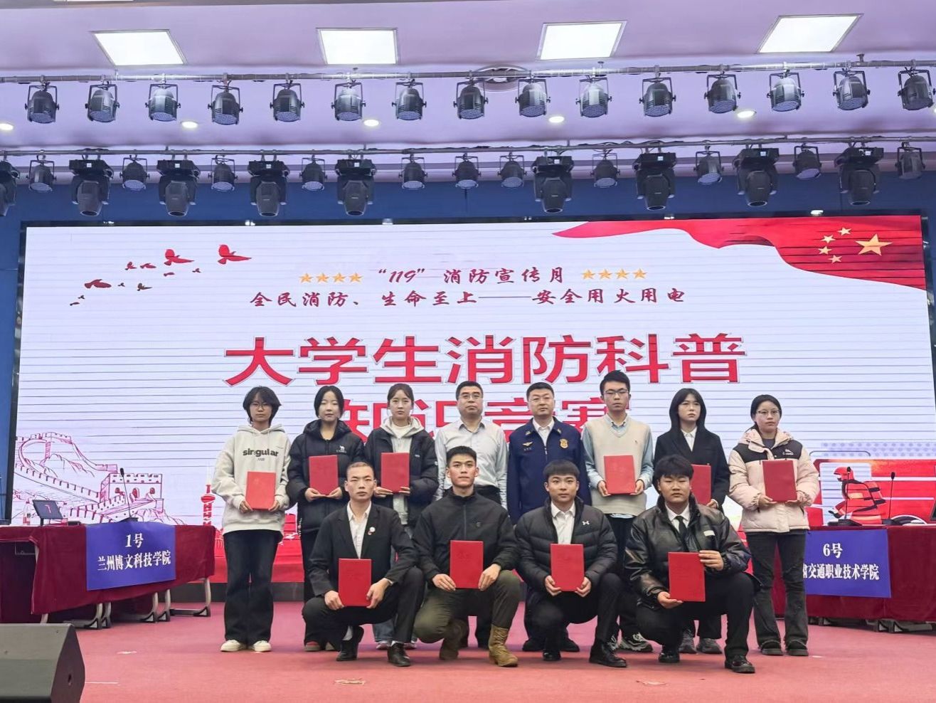 开元集团网站学子在兰州新区大学生消防科普知识竞赛中获佳绩